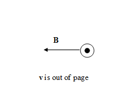 B and v