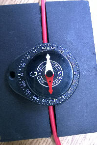 he wire aligns with the needle